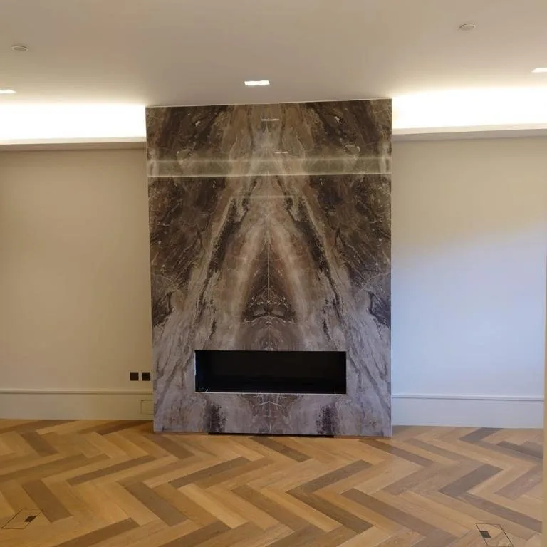 Spray finished cabinetry and woodwork by the Bourne Decorators bespoke spraying unit
