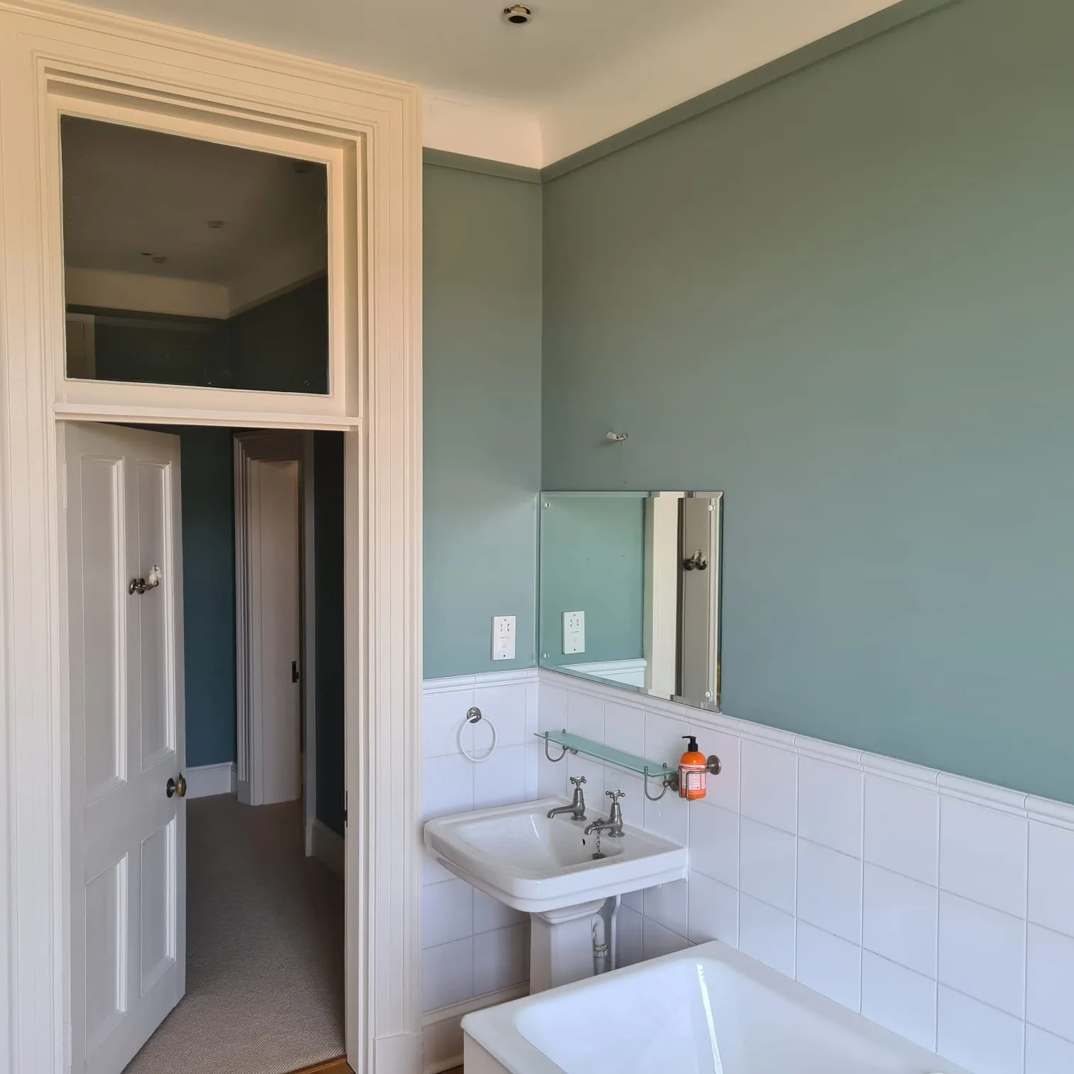 Spray finished cabinetry and woodwork by the Bourne Decorators bespoke spraying unit