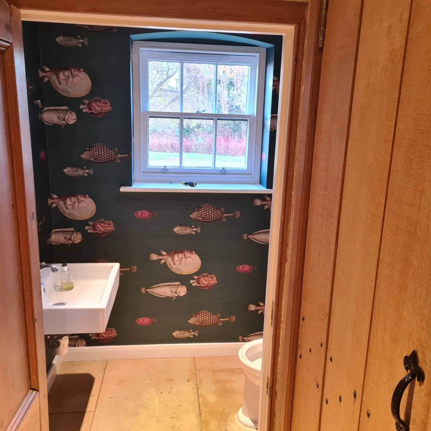 Spray finished cabinetry and woodwork by the Bourne Decorators bespoke spraying unit